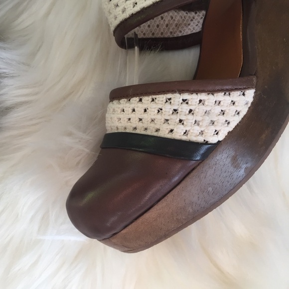 Rachel Comey Trail Leather Wooden Mules/ Slides - Picture 10 of 14